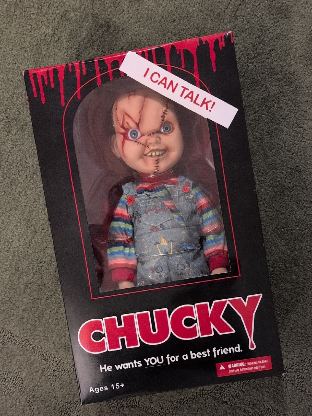 Talking Doll CHUCKY - Black & Multicolor Horror Collectible 🩸